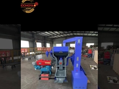 10hp Kombinasi Vibratory Mini Rice Mill Mesin Dengan Loading Lifter 7.5kw